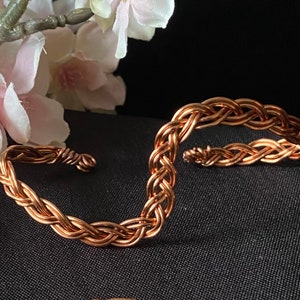 Braided Copper Palm Bracelet