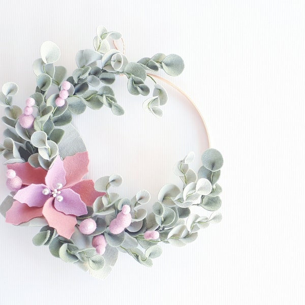 Felt Poinsettia Etsy