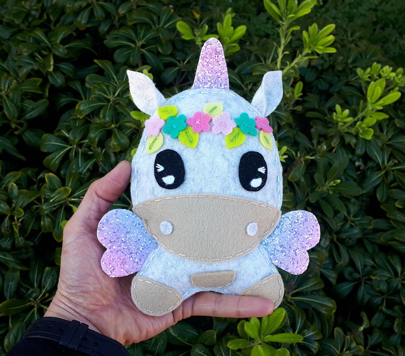 Unicorn Tooth Fairy Pillow 100 Pure Wool Felt Perth Etsy