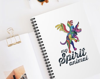Coco Dante Spirit Animal Notebook - Ruled Line