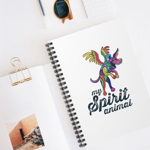 Coco, Dante is My Spirit Animal Spiral Notebook - Ruled Line, Coco Notebook, Dante Notebook, Spirit Guide, Disney World Notebook, Disneyland