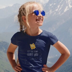 Kids &#39;Let the Stars Guide You&#39; T-Shirt: Original Design