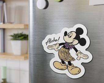 Hawaiian Mickey Mouse Magnet: Aloha Cruise Door Decor
