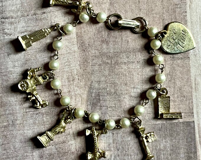 Vintage New York City Charm Bracelet Etsy