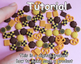 Tutorial de galletas de arcilla polimérica en miniatura: Parte 1 (Videolección) (Productos digitales)