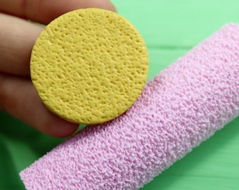 Rodillo de plástico PLA personalizado T83: Rodillo de lija para arcilla y joyería en miniatura