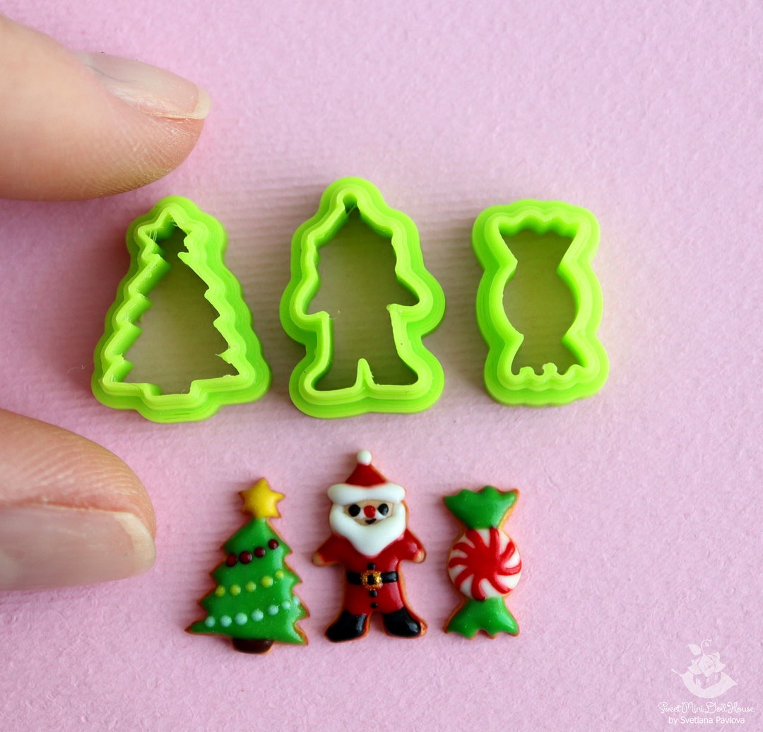 Custom Cutter/printed to Order/set of Cutters 3 Pieces for Polymer Clay ...