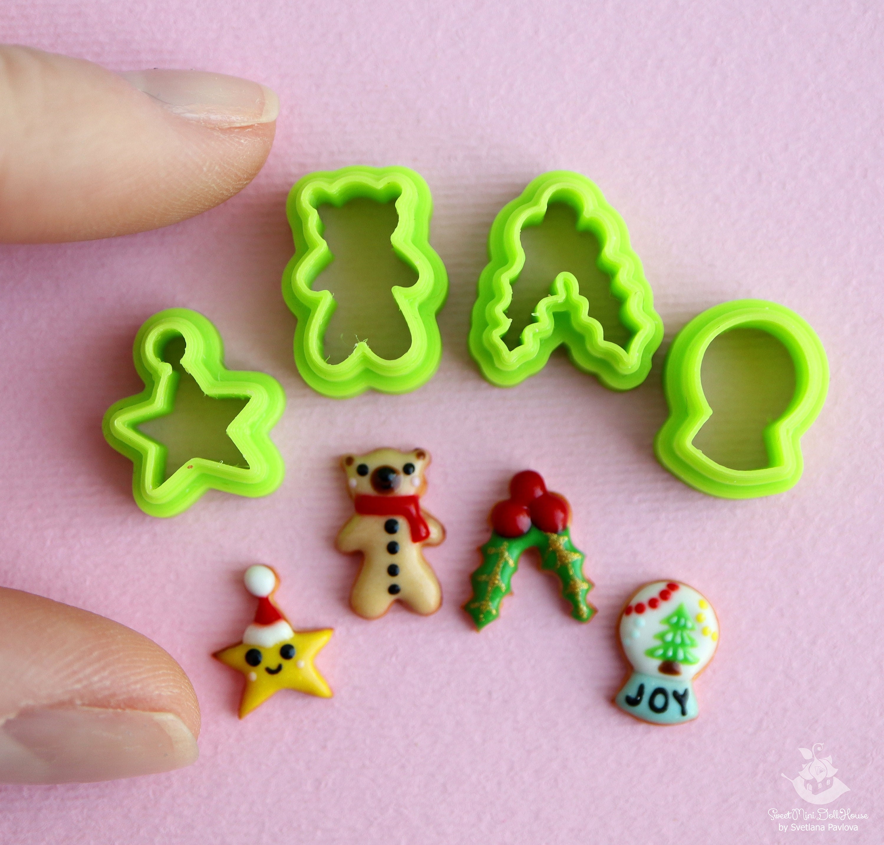 Custom cutters. Set of cutters 4 pieces for polymer clay. PLA Etsy