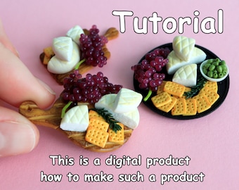 Tutorial de uvas en miniatura con arcilla polimérica: Videotutorial (Productos digitales)