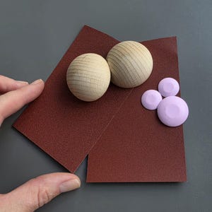 Miniature Plate Push Molds for Polymer Clay – 1:12 Dollhouse Tableware Tools 2 piece