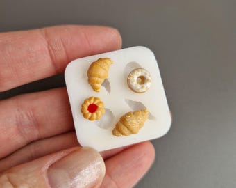 Miniature Bakery Silicone Mold: Polymer Clay, Resin, Food Safe
