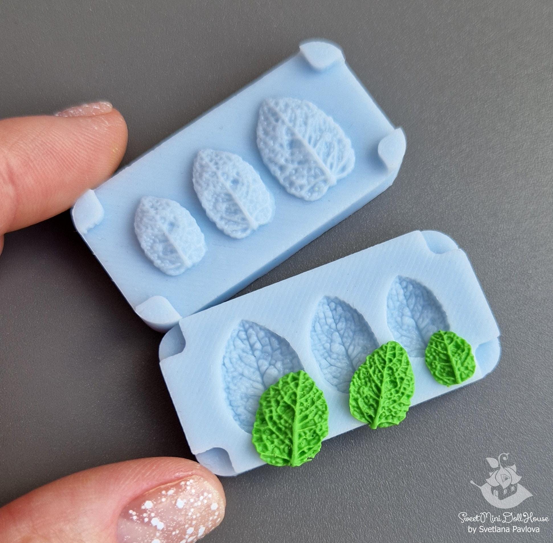 4 Stampi In Silicone A Forma Di Petali E Foglie – Per Torte, Pasta Di Zucchero, Cioccolato, Argilla Polimerica