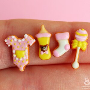 Baby Shower Cutter Set: 3D Printed Polymer Clay Cutters (4 Pieces) image 6