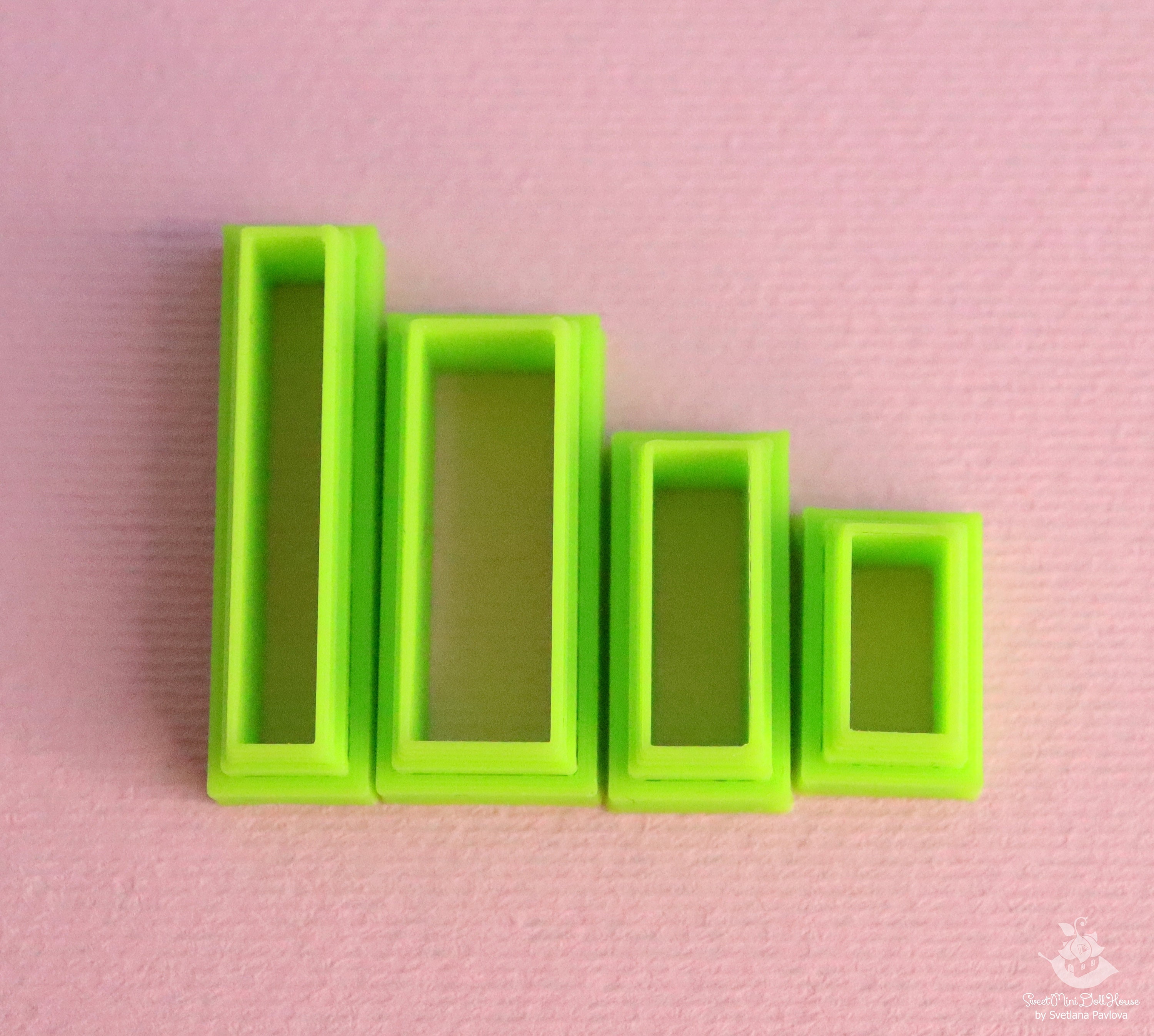 Custom cutters. Set of cutters 4 pieces 2.60.4 2.10.7 Etsy