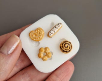 Miniature Bakery Silicone Mold: Polymer Clay, Resin, Food Safe