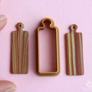 Spezialanfertigung/Print to ORDER/Cutter ""Küchenbrett""." Option 9. PLA Kunststoff. Miniaturbrett sind im Preis der Cutters nicht enthalten.