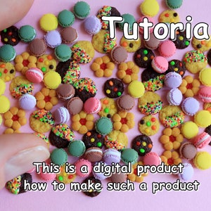 Miniature Polymer Clay Cookies Tutorial: Part 2 (Digital Video)