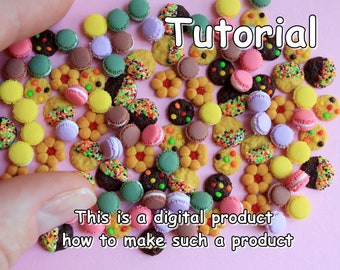 Tutorial de galletas de arcilla polimérica en miniatura: Parte 2 (Video digital)