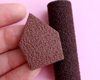 Rodillo pequeño de lija personalizado: Herramienta de joyería en miniatura (6 cm)