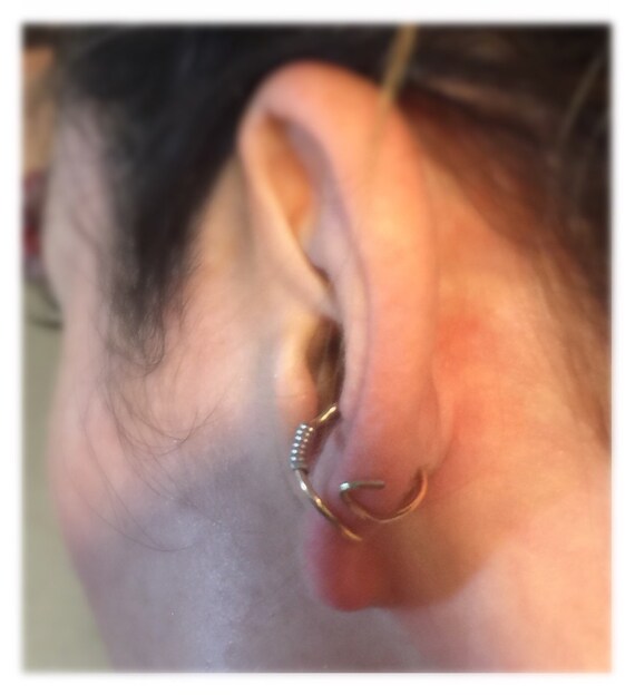 Gold orbital earring clearance