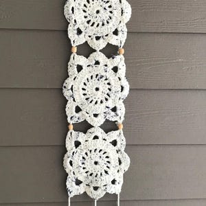 Crochet Pattern Wall Hanging Granny Square Wall Hanging Boho Crochet Banner Crochet DIY Decoration Home Decor Nursery Style Modern Pattern