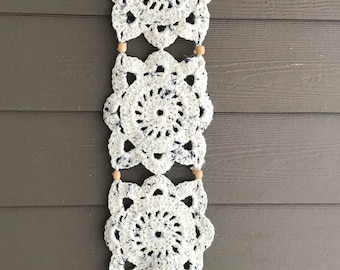 Crochet Pattern Wall Hanging Granny Square Wall Hanging Boho Crochet Banner Crochet DIY Decoration Home Decor Nursery Style Modern Pattern