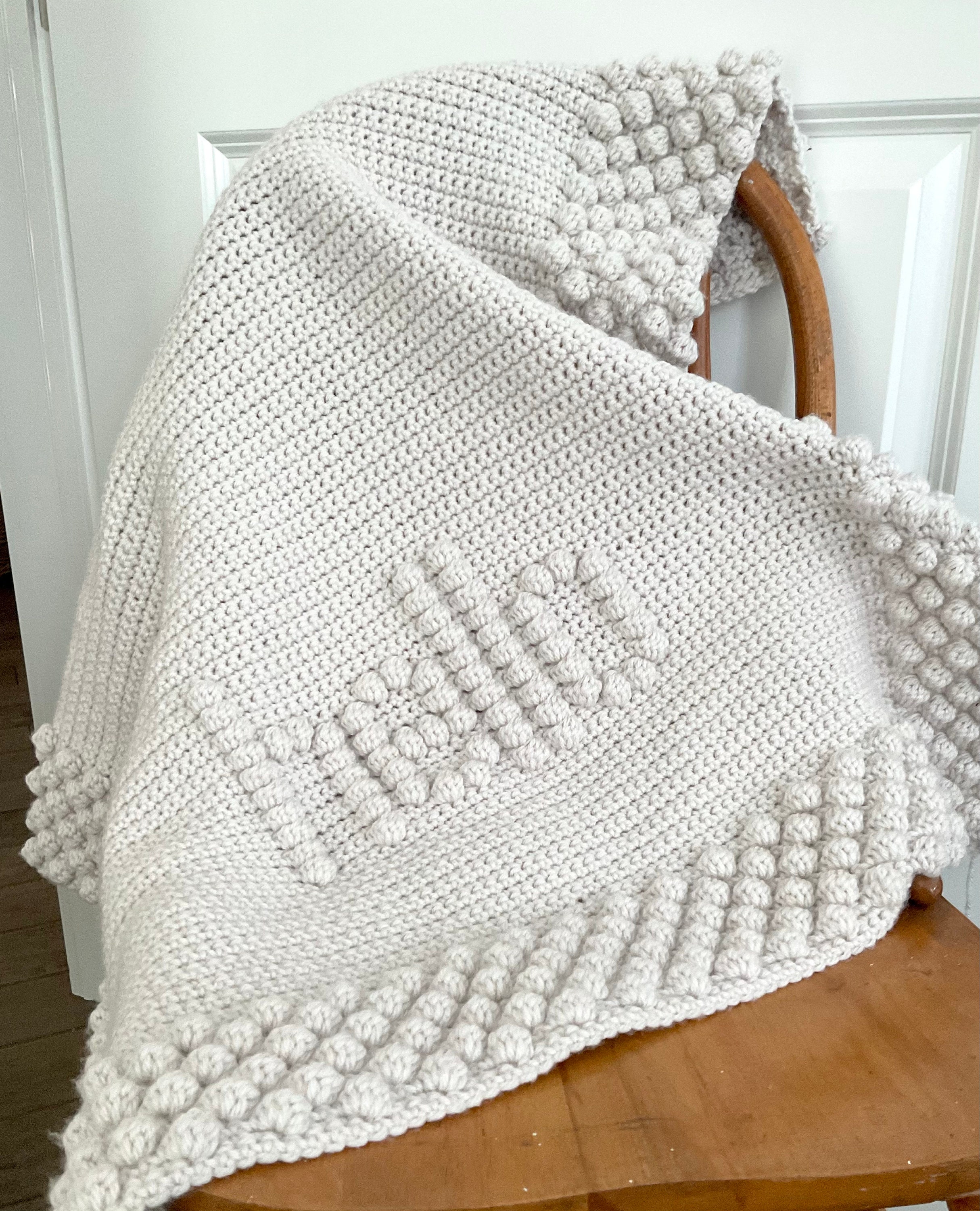 Crochet pram blanket hotsell
