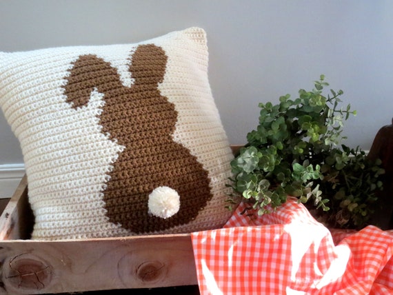 AACORS AA429-12 - Funda De Almohada De Pascua De 12 X 20 Pulgadas Decoracion De Huevos Florales De Conejo Decoracion De Casa De Campo Pascua
