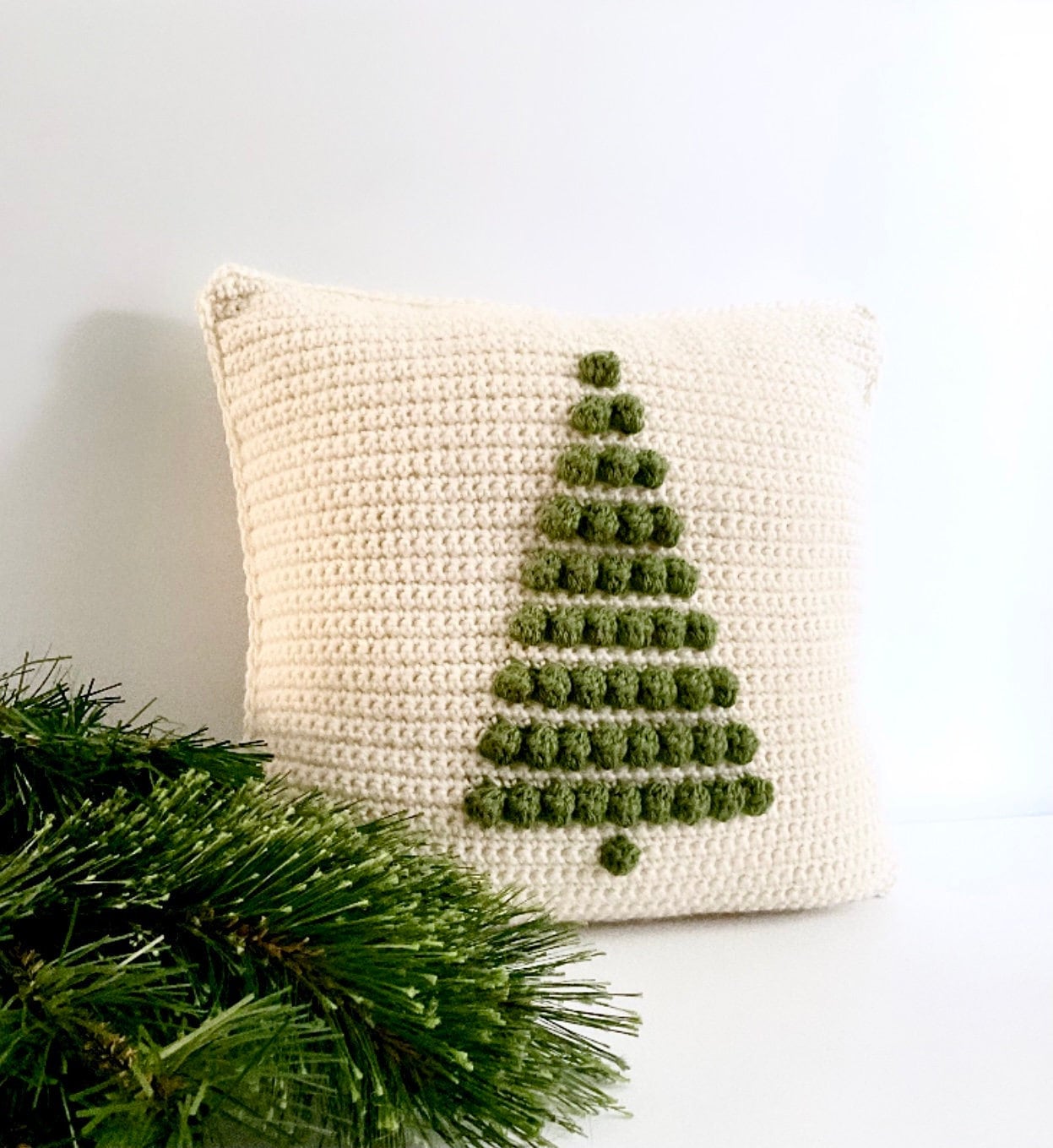 Christmas Tree Crochet Pattern Pillow Christmas Tree Crochet Etsy