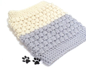 Dog Crochet Pattern Scarf DIY Neck Warmer Pattern Crochet Neckwarmer Cowl Pet Cat Christmas Scarf Pattern Snood Infinity Pattern Clothes