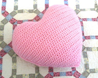 Heart Crochet Pattern Heart Pillow Crochet Pillow Crochet DIY Nursery Room Decoration Home Decor Valentine Crochet Pillow Pattern Cushion