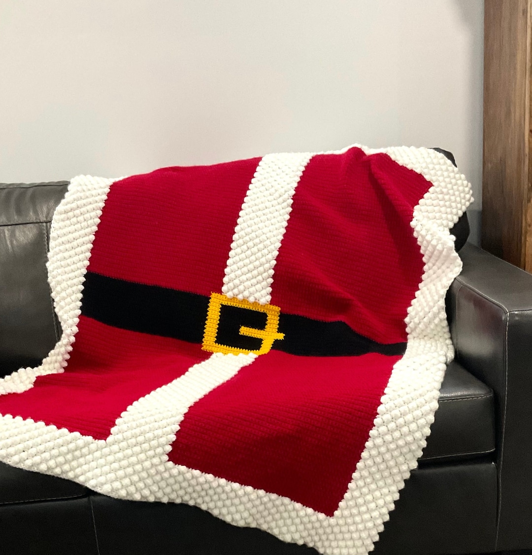 Santa christmas throws sale