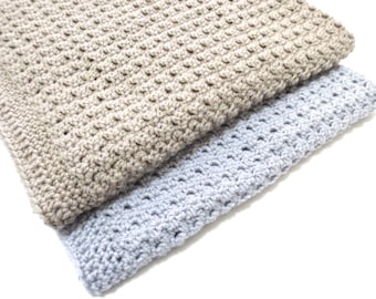 Crochet Pattern Blanket Crochet Baby Blanket Bronwyn Crochet DIY Farmhouse Home Decor Nursery Easy Modern Crochet Gender Neutral Pattern