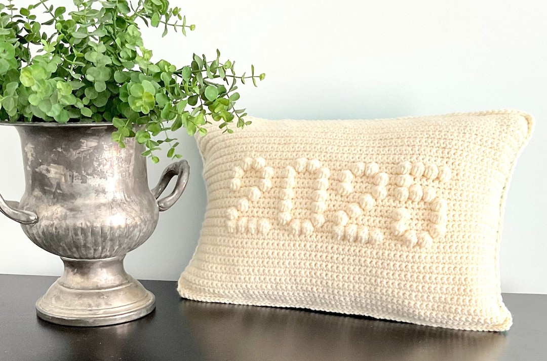 Crochet Pillow Pattern 2025 Graduation Class of 2025 Wedding Etsy