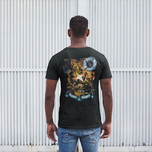 Fire Dragon Fireman T-Shirt: First In Last Out, Axe Graphic