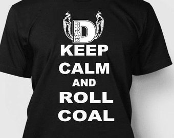 Camisa Duramax Keep calm roll coal con logo de calavera Diesel Power en todas las tallas