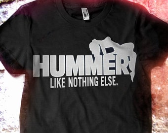 Maglietta Hummer Sexy lady H1 H2 H3 Tutte le taglie decalcomania Come nient&#39;altro