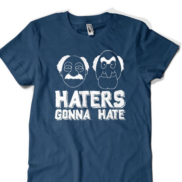 Haters gonna hate t shirt Funny Muppet shirt college hipster humor (17)