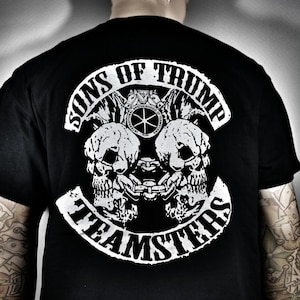 Sons of Trump Teamsters 2024 Union Shirt all sizes black