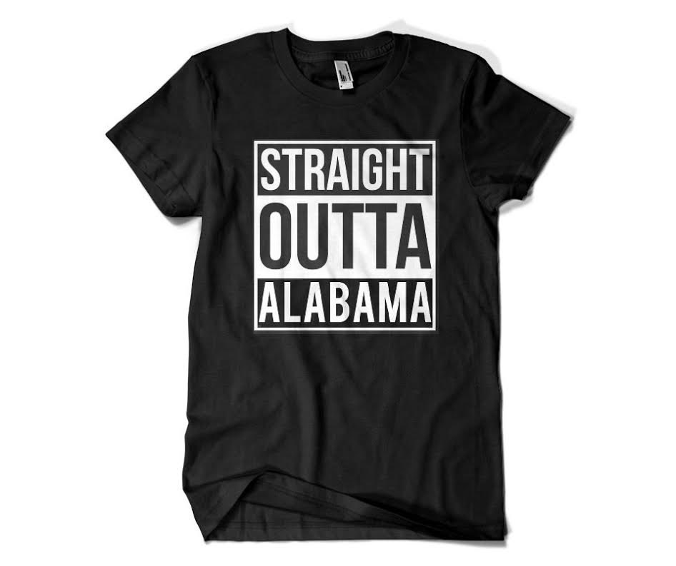 T-shirt parodie tout droit sorti de l'Alabama Drôle Tous les États-Unis sont disponibles