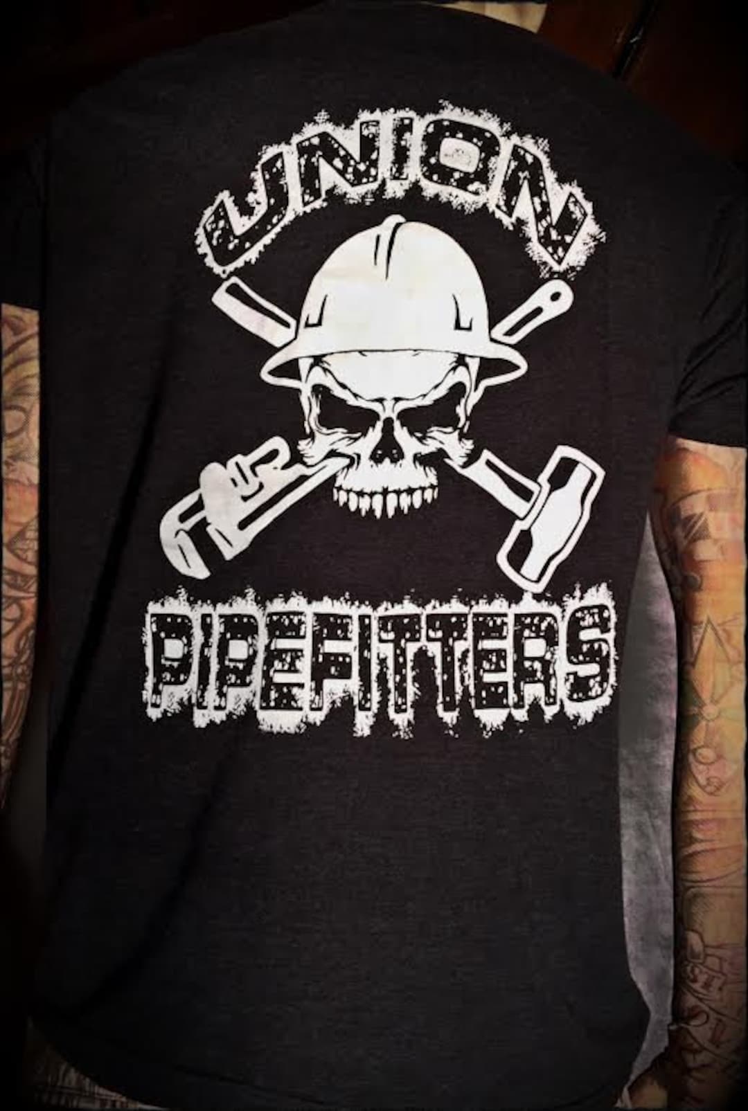 Union Pipefitters T Shirt Black All Sizes Etsy
