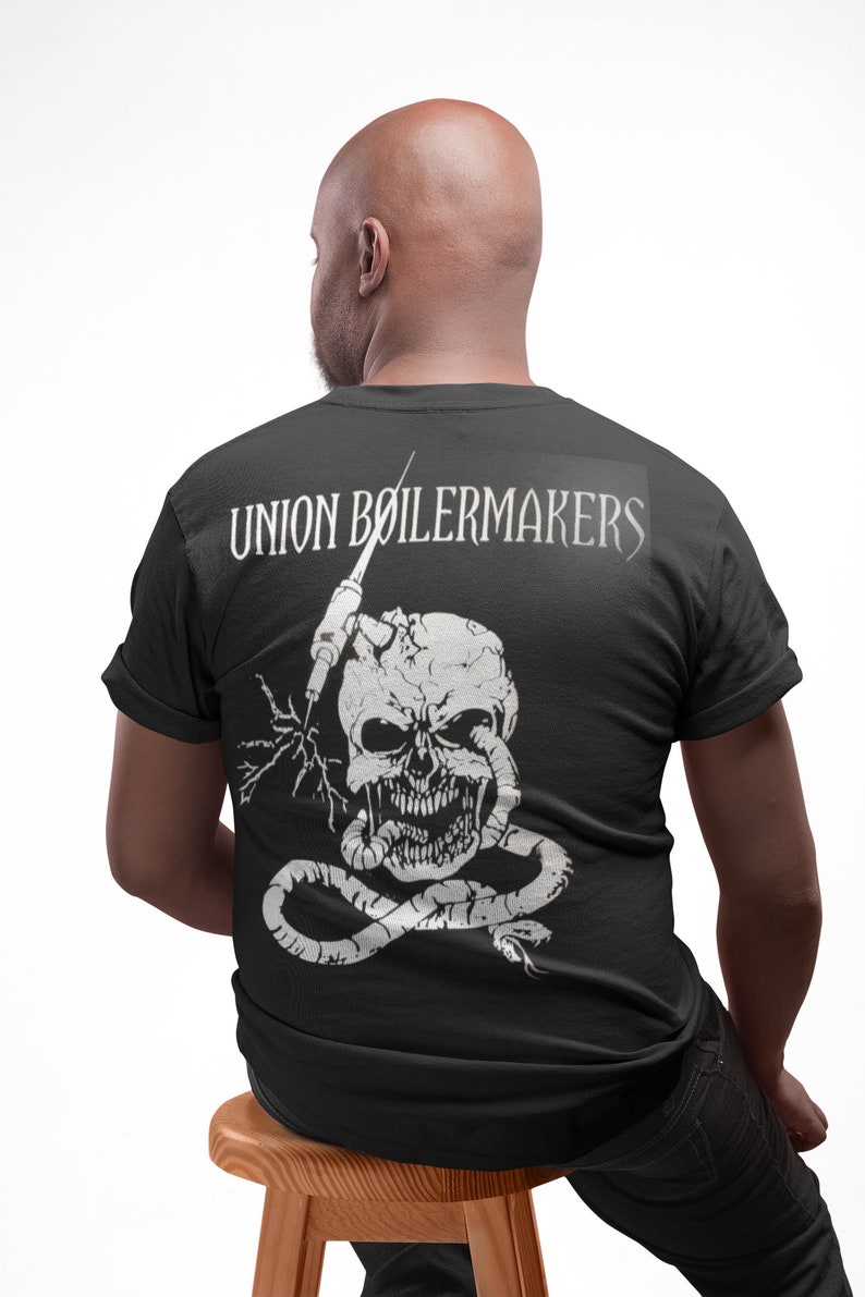 Union Boilermaker T shirt Boiler Tig Skull Snake | Etsy