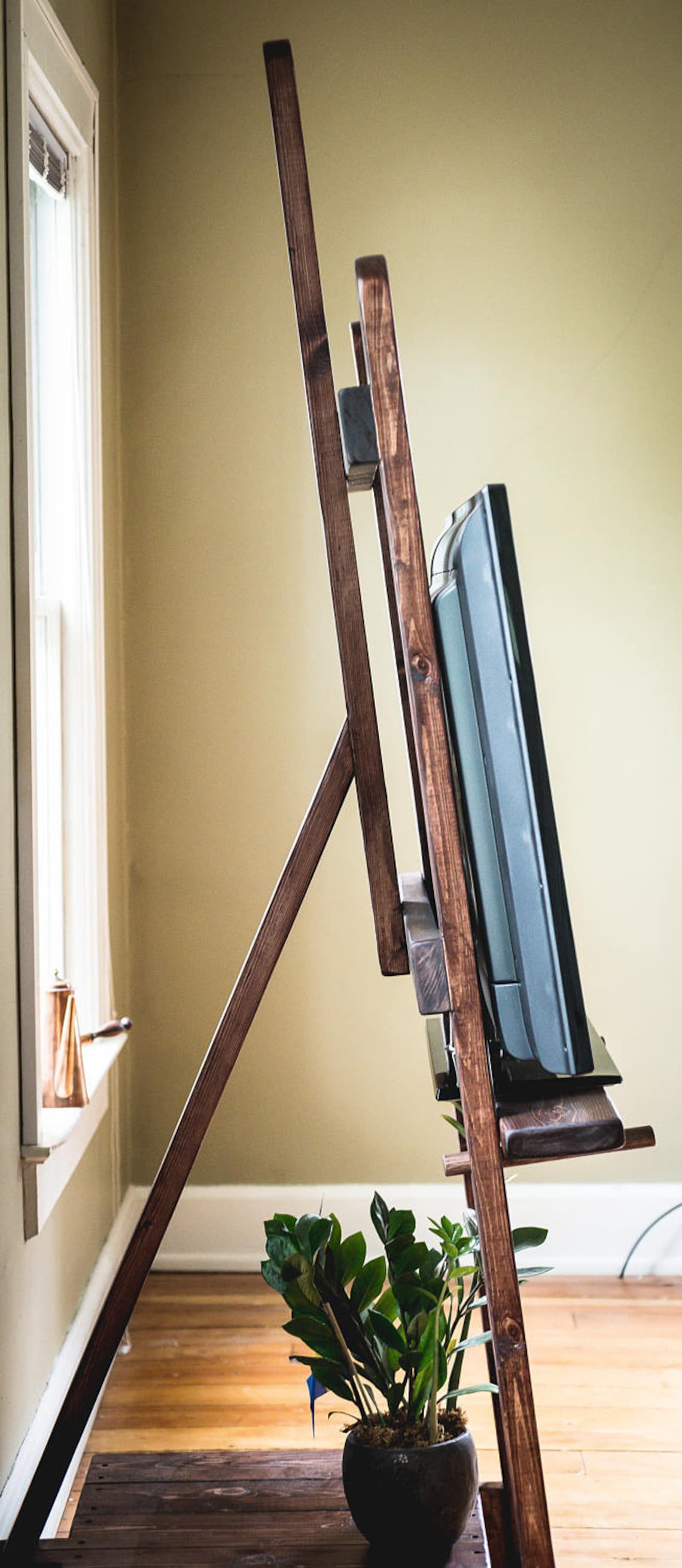 Art Easel TV Stand Etsy