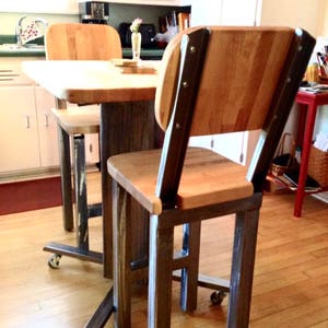 Dining Set. Butcher Block. image 6