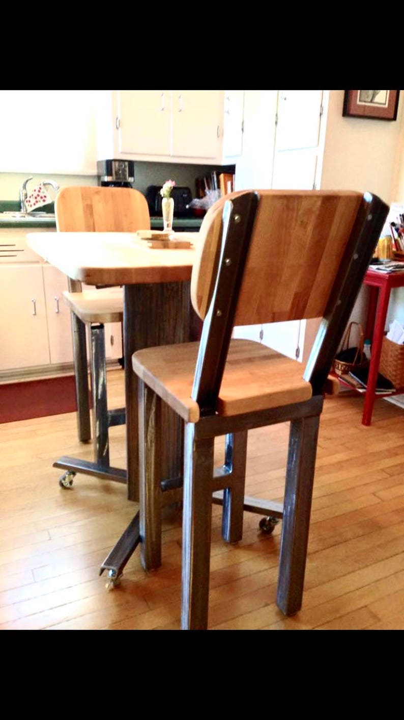 Dining Set. Butcher Block. image 6