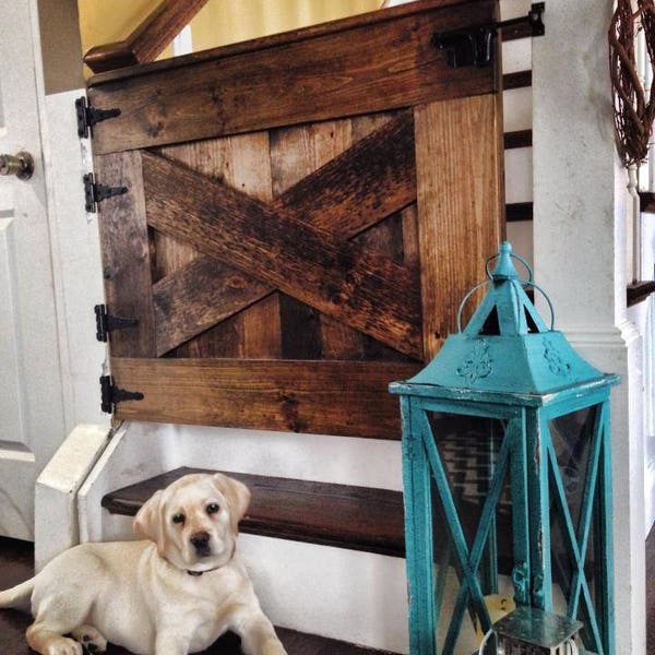 Barn Door Baby Gate Etsy