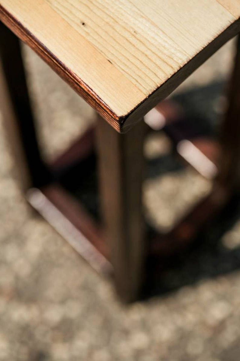 Reclaimed Redwood End Tables image 4