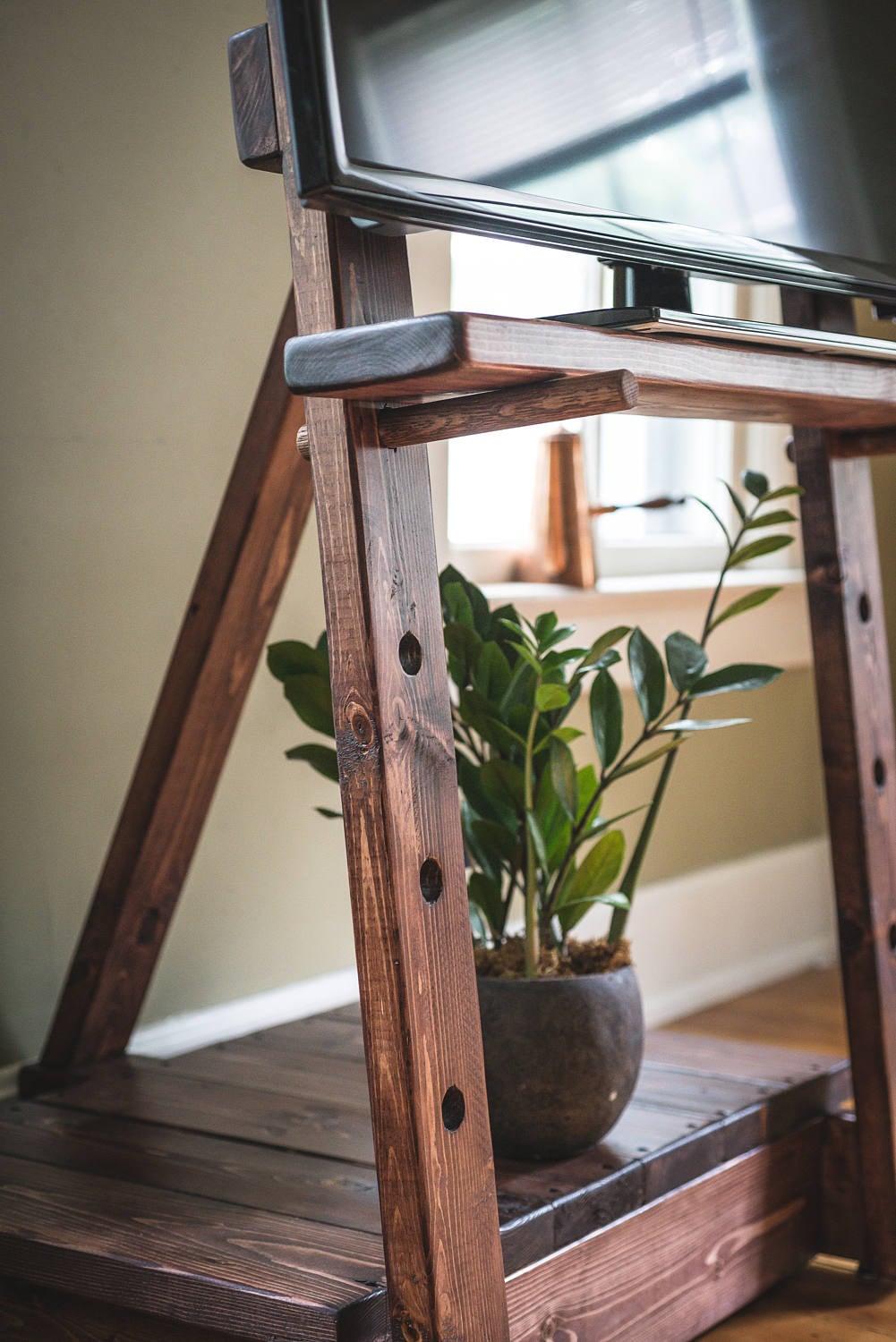 Art Easel TV Stand Etsy