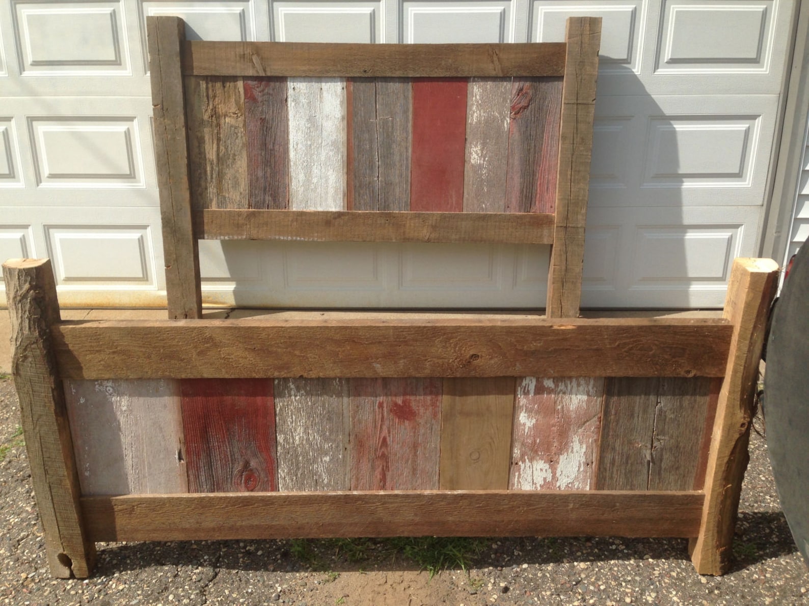 Reclaimed Barnwood Bed Frame Etsy
