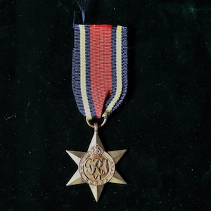 WWII United Kingdom Burma Star Campaign Medal